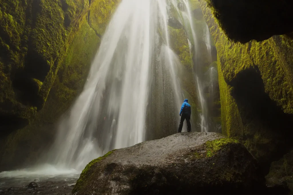 Hidden waterfalls in Iceland