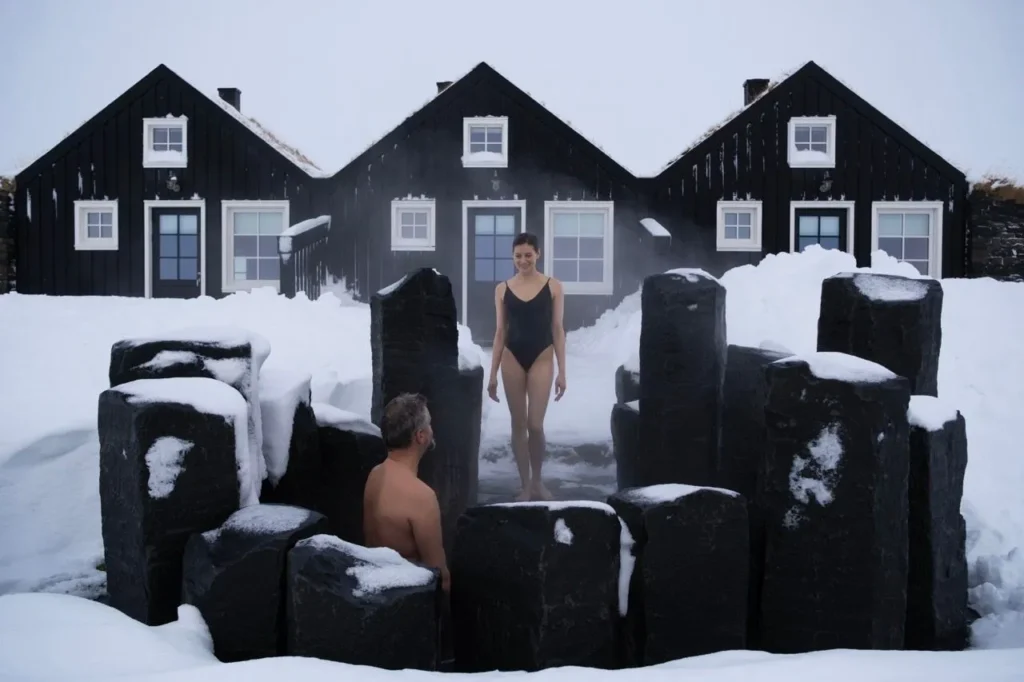 Private geothermal hot pools offering complete seclusion