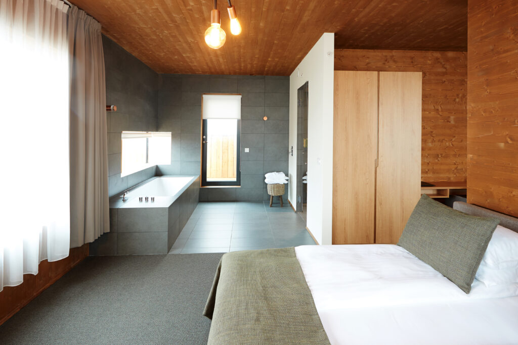 Modern and minimalistic suites