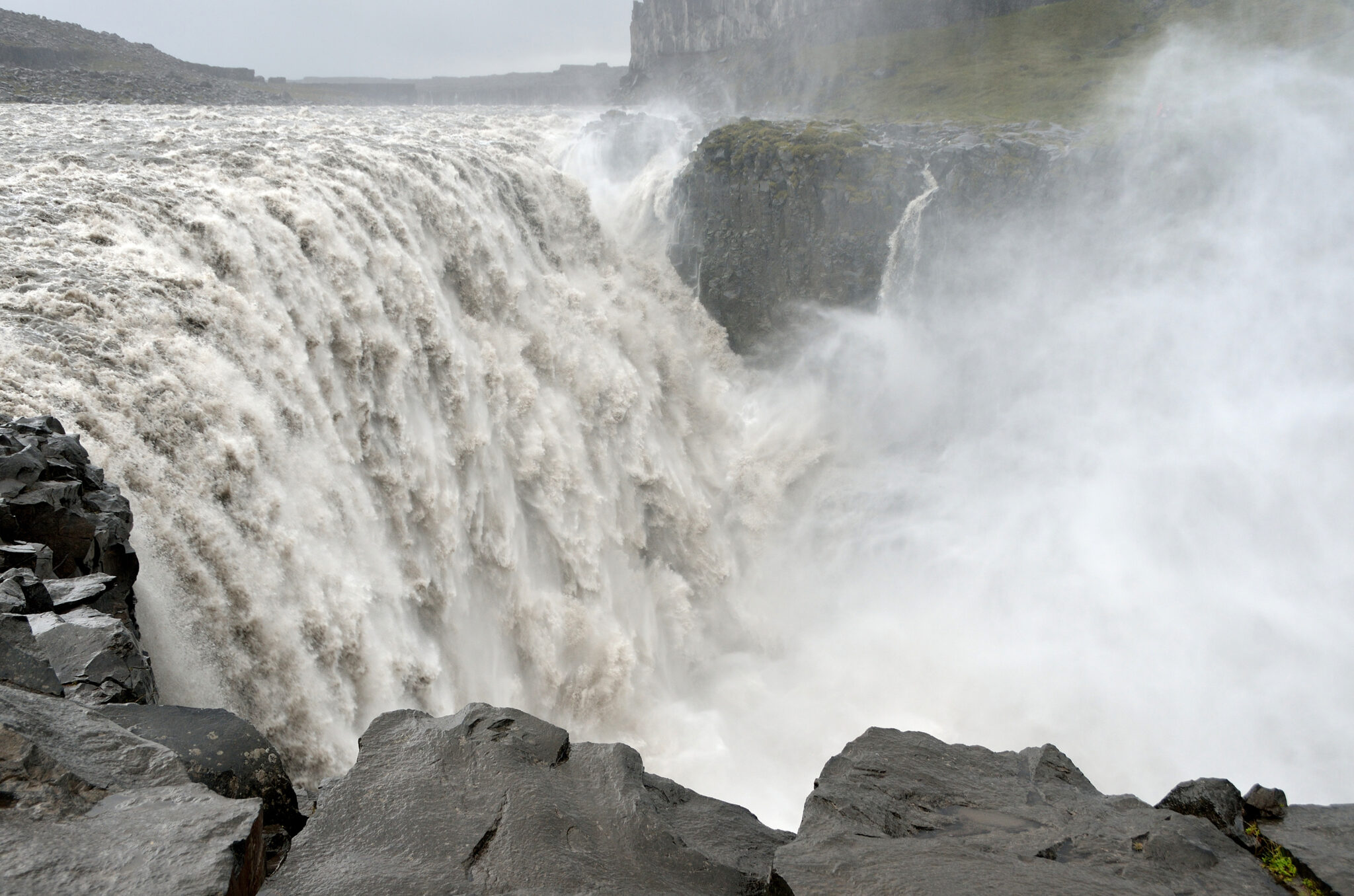 Waterfall in North Iceland